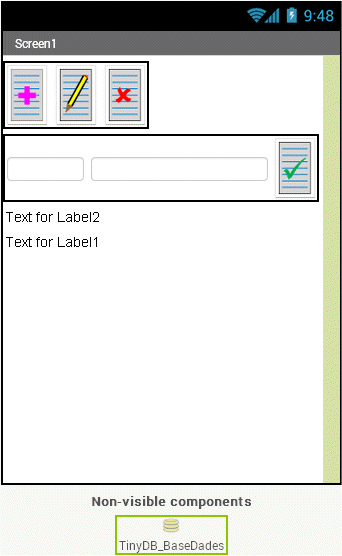 Disposici&oacute; dels elements