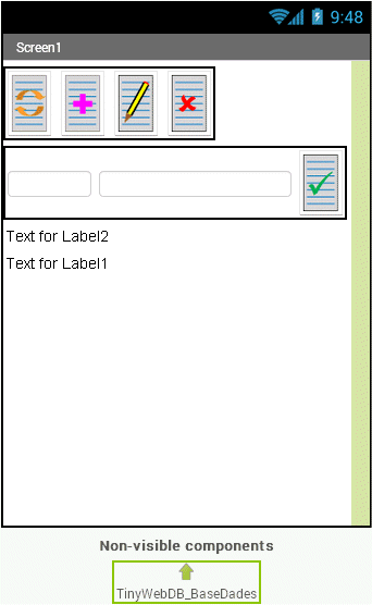 Disposici&oacute; dels elements