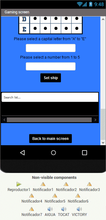 Disposici&oacute; dels elements