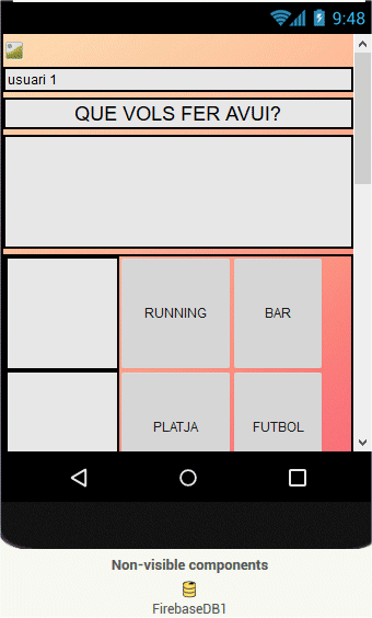 Disposici&oacute; dels elements