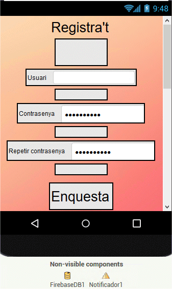 Disposici&oacute; dels elements