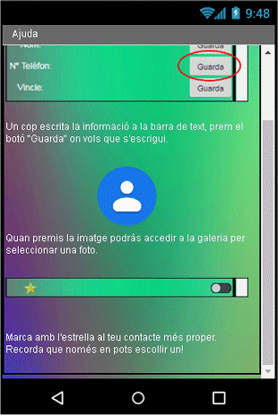 Disposici&oacute; dels elements