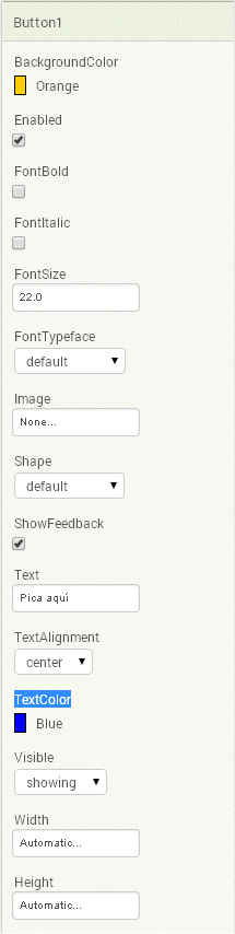 Propietats del bot&oacute;