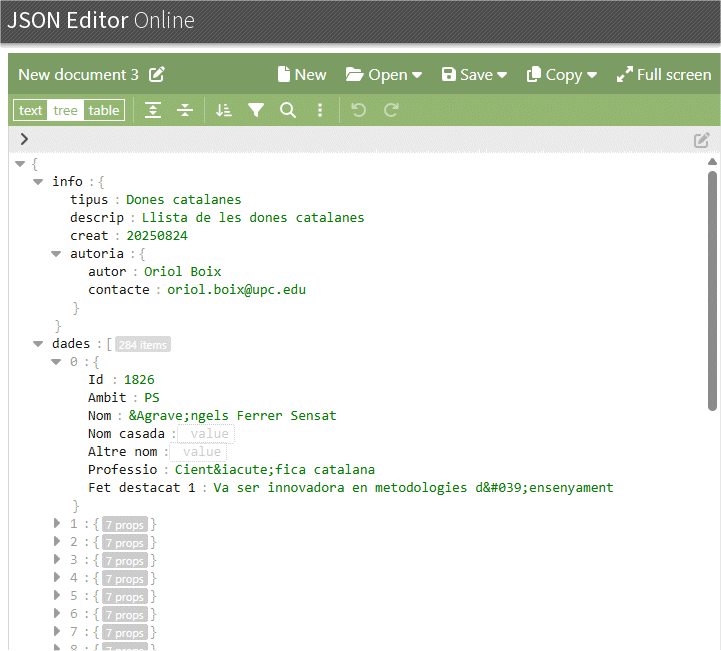 JSON Editor Online
