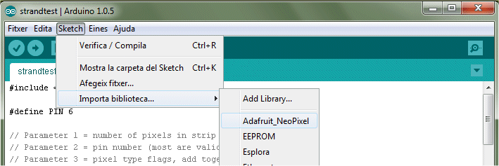 Mira si hi ha la biblioteca