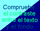 Contraste de colores.