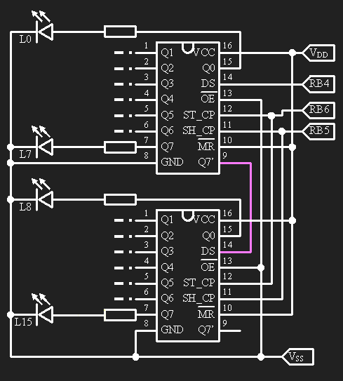 Connexi&oacute; de dos registres